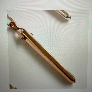 Stella and dot rose gold rebel pendant